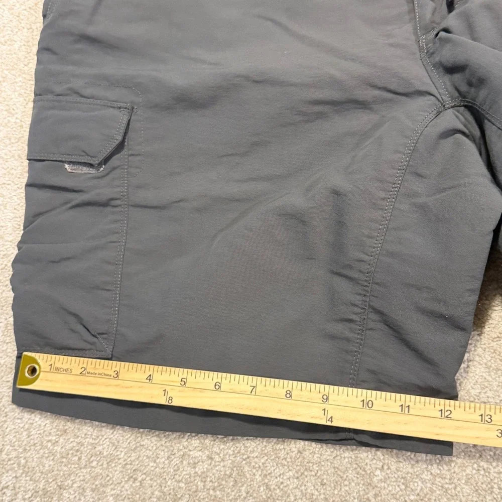 The‎ North Face Cargo Shorts Mens 38 Gray Nylon Belted Hiking T338/T738 CFX9
